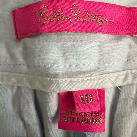 Lilly Pulitzer 5” Callahan Knit Shorts Blue Ibiza Now You Sea Me - Picture 4 of 7